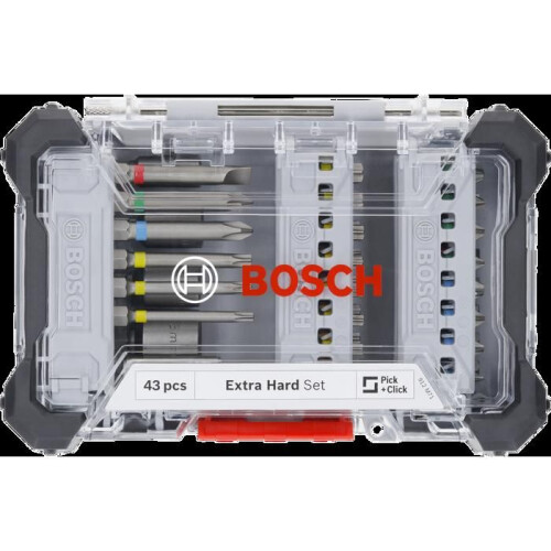 Bosch Schroefbits - BOSCH - Set van 43 - Staal S2 - Kleurgencode - 6-zijdig hexagonaal 1