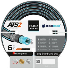 Manguera de riego - CELLFAST - HOBBY ATS2 - 25 m - 6 capas de doble trenzado - Anti-UV, contacto alimentario