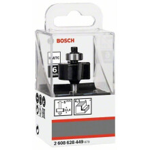 Fraises à feuillurer - BOSCH - 2608628449 - 6 mm - D1 25,4 mm - G 54 mm