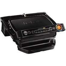 Parrilla eléctrica - TEFAL - Optigrill Sna - Acero inoxidable 18/8 - 2000 Watt - Negro