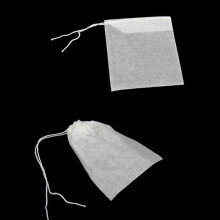100 Stück Einweg-leere Teebeutel 5,5 x 7 cm Kordelpapier-Teebeutel Gesunder Teefilter