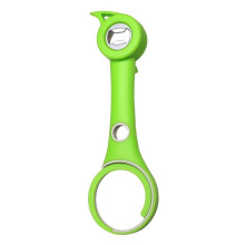 Kitchen Knife Sharpener with Bottle and Can Opener, NonSlip 3in1 Stainless Steel Gadget
