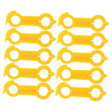 10pcs Adjustable Chick Leg Bands Poultry Leg Rings Easy Clip Smooth Plastic Reusable for Birds
