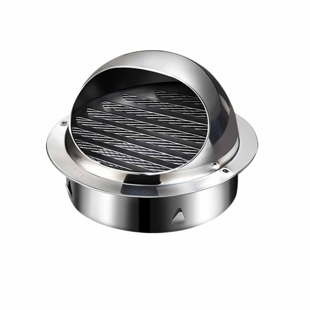 Range Hood Vent Cover Stainless Steel Exterior Wall Exhaust Outlet 50Mm Weatherproof 9455672337274