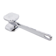 Heavy Duty Double Sided Meat Tenderizer Stainless Steel Steak Hammer Kitchen Mallet Tool