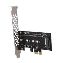 PCIe 3.0 X1 zu NVMe M.2 SSD-Adapter – unterstützt PM961, 960 EVO, 2230-2280 Größen, Metall und Schwarz