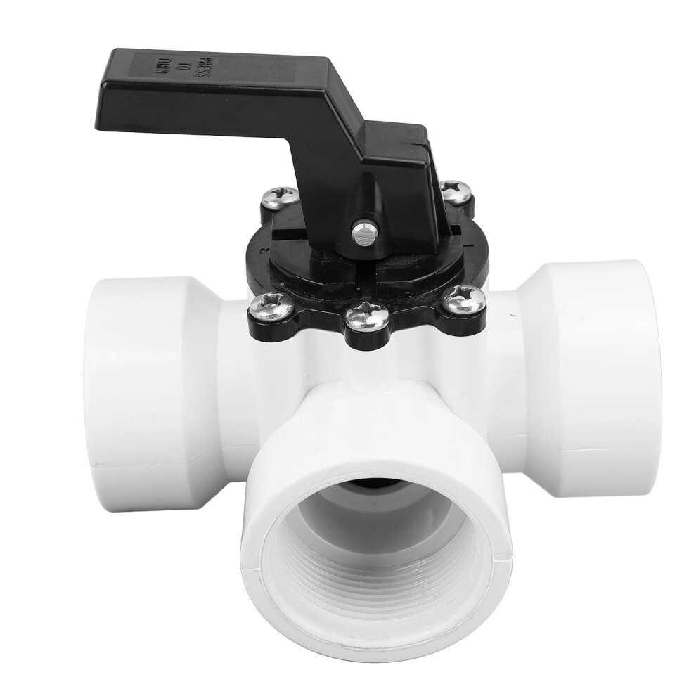 3 Way Pool Diverter Valve G1 1/2 Inch Replacement For Swimming Pool And Spa With Precise Flow Control 9113335271432