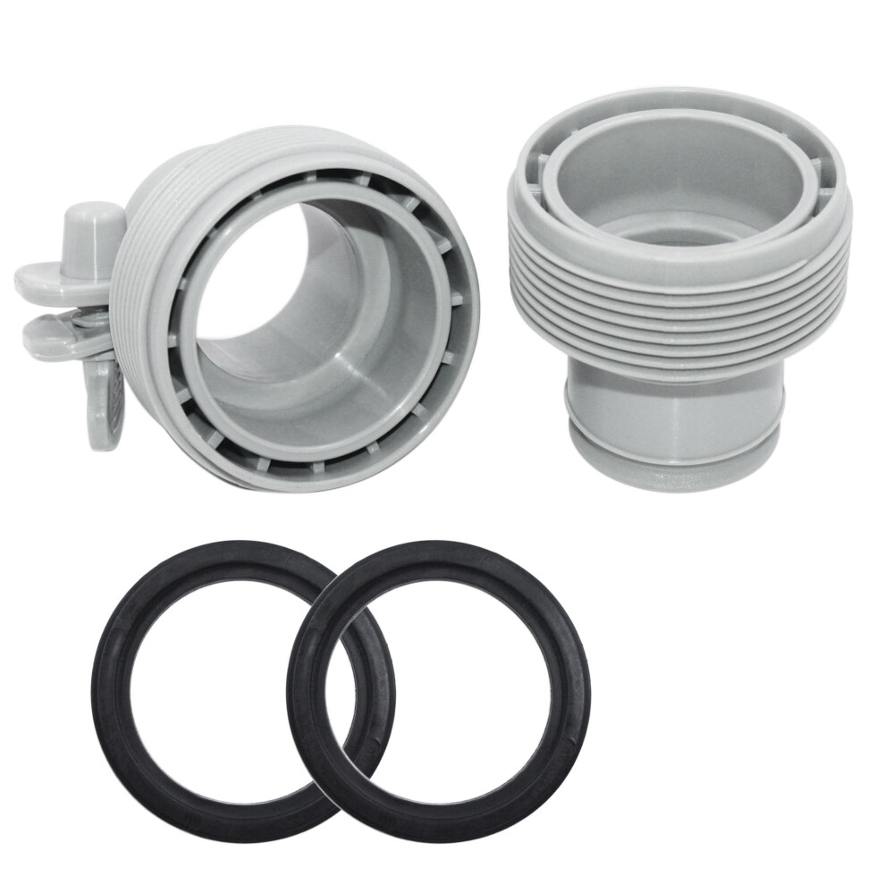 Pool Hose Adapter 1.25 To 1.5 Inch For Intex Pool Hose Connector, Saltwater System, Set Of 2 9113335271494