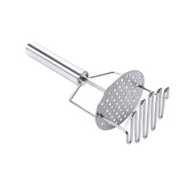 Stainless Steel Double Layer Potato Masher and Ricer with Ergonomic Grip for Effortless Mashing