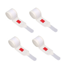 4PCS Horse Leg Wraps Fleece 9.8FT Protective Equine Bandages White