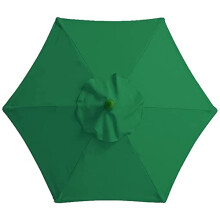 Patio Umbrella Replacement Canopy 2.7m Square Cantilever Cover Waterproof UV Protection Green