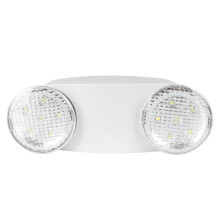 LED Emergency Light 200LM Dual Rotatable Heads 120min Battery Backup for Home and Office