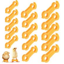Chick Leg Braces 15 Pack MultiSize Adjustable Poultry Leg Bands for Baby Chick and Duckling Support