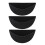 Forros para vasos meia-redonda de 16 polegadas 3PCS Forros de tecido para plantas Forros para cestos 1
