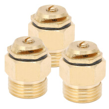 3PCS G1/2 Refraktionssprinklerdüse Verstellbare Kupfer-Mikrosprinklerkopf-Gartenbewässerungszubehör