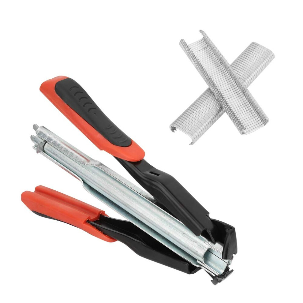 Hog Ring Pliers Sr8c With 50 Rings For Livestock Cages And Mattress Binding, Non Slip Handle 9113335272132