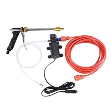 12V Pressure Washer with Hose, Ergonomic Grip for Car, Garden, Window and Pet Cleaning