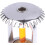 1pcs 57C Concealed Side Fire Sprinkler Head Vertical Spray Quick Fire Response for Ceiling 5