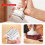 Stainless Steel Meat Tenderizer with 24 Needles, Automatic Rebound Square Bottom, Rustproof, White 2