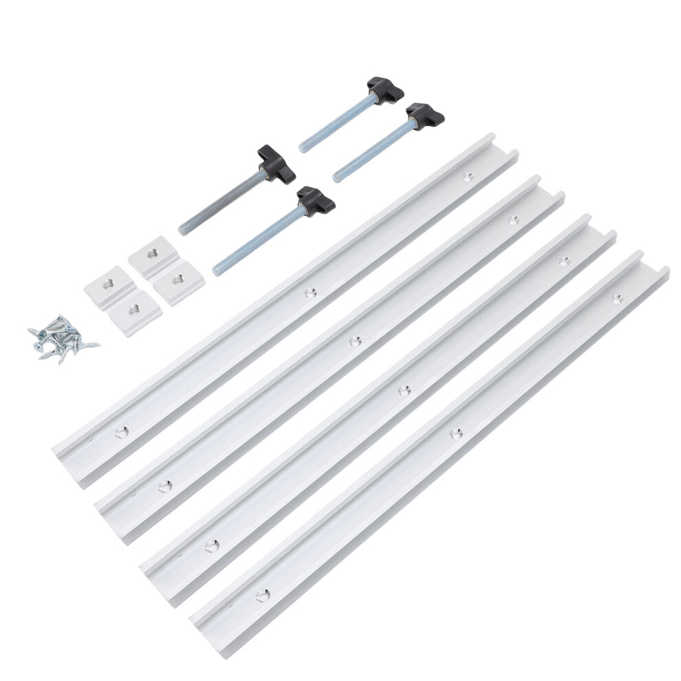 Aluminum T Track And Slider Kit Woodworking T Slot Fixture 4691383144533