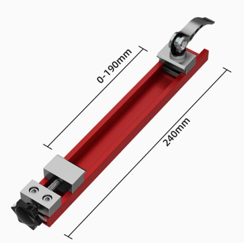 Adjustable Circular Saw Guide Rail 240mm for Woodworking 1