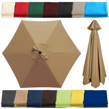 Patio Umbrella Replacement Canopy Waterproof Sun Protection Outdoor Square Cantilever Cover 200cm 270cm 300cm
