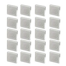 Paket med 20 hållbara mynthållare Organizer Box Portabel mynthållare Myntsamlingsfodral med justerbara packningar