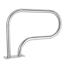 304 Stainless Steel Pool Handrail with Ergonomic SlipResistant Grip and Dual Support Rails for Inground Pools