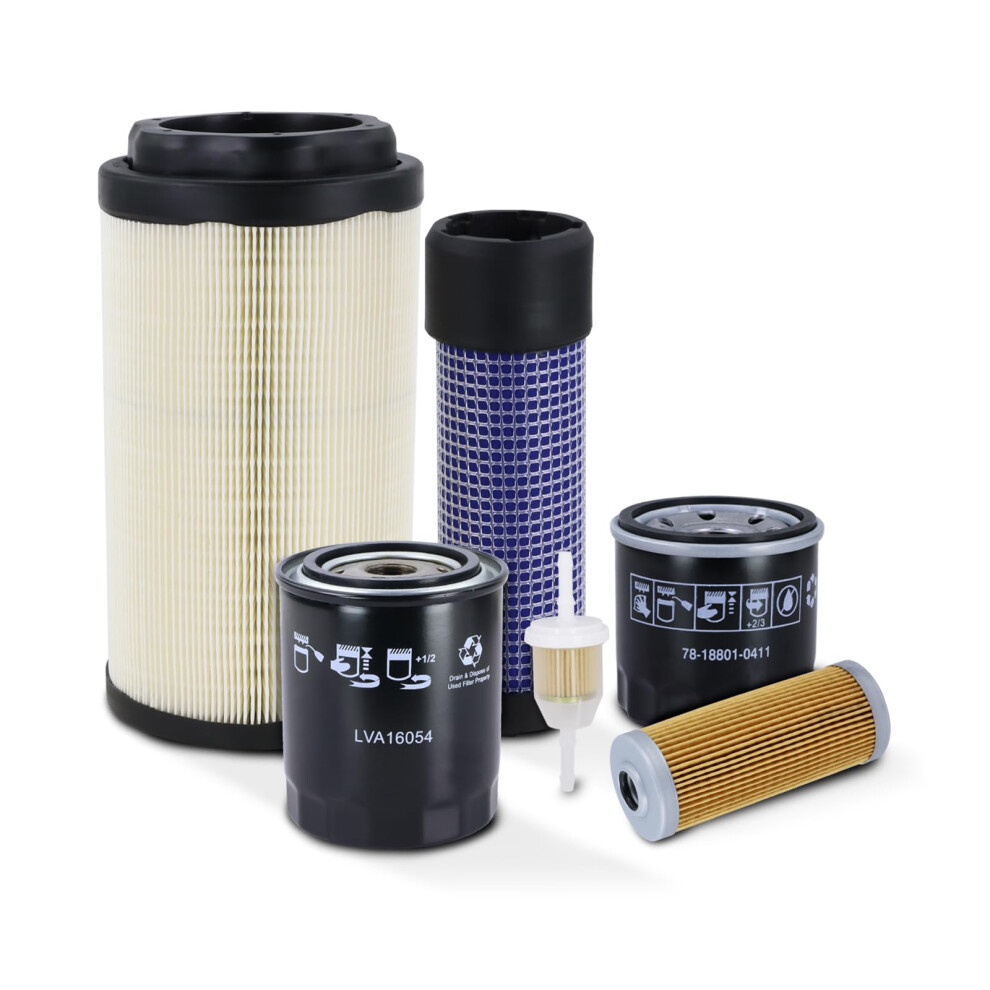 Filter Kit For John Deere 1025R 1023E 1026R 2025R 2026R Compact Tractor Maintenance 9113335272668