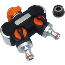 Schlossverbinder, Gartenschlauch-Umsteller, Schlauchverbinder, Schlauchanschlussadapter, Schlauchumlenker-Set Tapp-Stecker