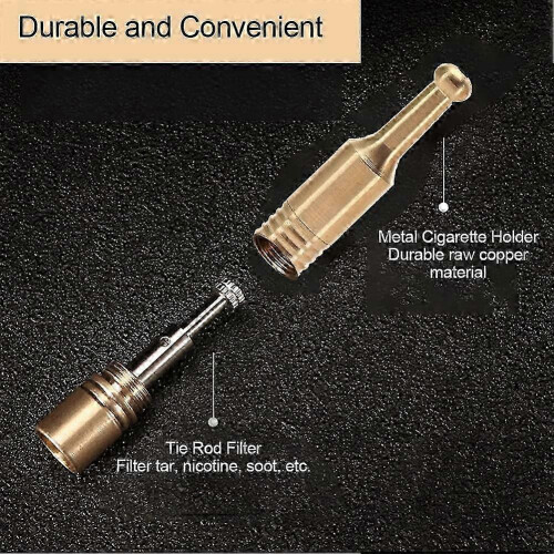 Zigarettenhalter, langer Zigarettenhalter, Rauchtabakfilter-Zigarette, Zigarettenfilterhalter, 2