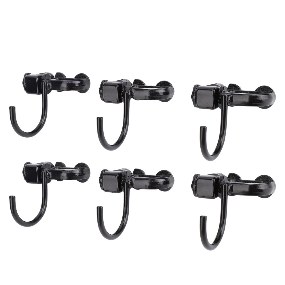6Pcs Carbon Steel L Track Hook Double Stud For Truck Bed Trailer Cargo 9471383145250