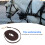 8.2m Equestrian Training Rope with Quick Halter Attachment, Soft Grip, Brown 8