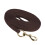 8.2m Equestrian Training Rope with Quick Halter Attachment, Soft Grip, Brown 12
