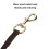 8.2m Equestrian Training Rope with Quick Halter Attachment, Soft Grip, Brown 3