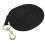 8.2m Soft Equestrian Training Rope with Quick Halter Clip Black 15