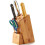 Knife Block Bamboo Kitchen Organizer with SpaceSaving MultiSlot Design for Secure Knife Display 5