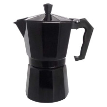 Moka Pot Stovetop Espresso Maker 6 Cup Aluminum with Safety Valve for Rich Italian Coffee