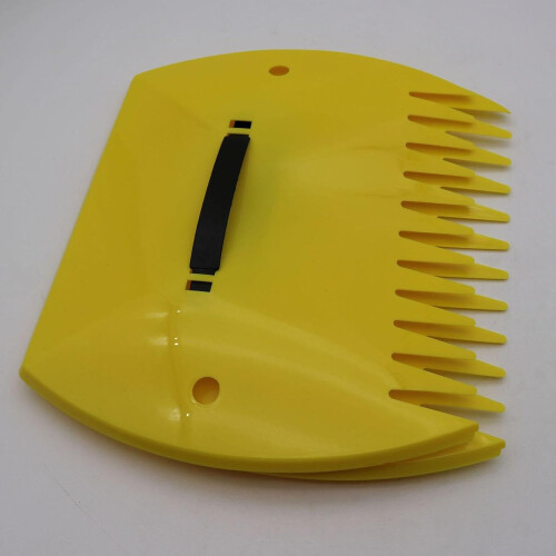 Leaf Scoops Claws for Yard Work with Ergonomic Grip, Durable Leaf Grabber Hand Rakes Yellow 2