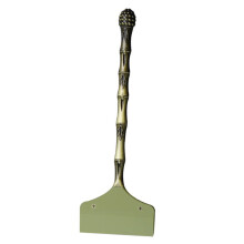 Tea Tray Cleaning Brush and Scraper for Easy Maintenance Home Office Hotel Dark Green 13.5x4.5cm