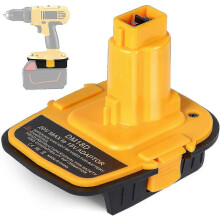 2026 Geeigneter Dm18d DCA1820 Batterieadapter (mit USB-Anschluss), kompatibel mit Dewalt 20V/18V und Milwaukee M18 18V Lithium-Ionen-Akkus Dcb204 DCB2