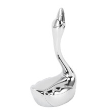 Stainless Steel Swan Chopstick Rest, Elegant Table Decor, 78g