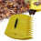 Leaf Scoops Claws for Yard Work with Ergonomic Grip, Durable Leaf Grabber Hand Rakes Yellow 5