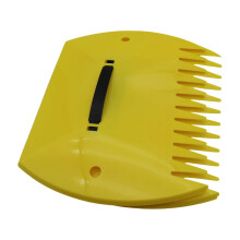 Leaf Scoops Claws for Yard Work with Ergonomic Grip, Durable Leaf Grabber Hand Rakes Yellow