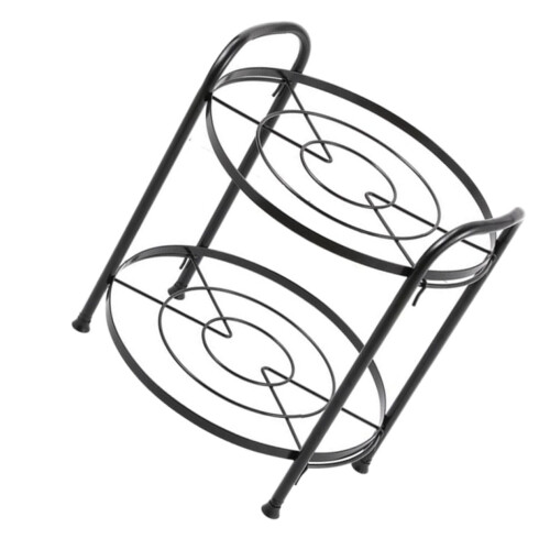 Kitchen Storage Rack, MultiTier Pot and Pan Organizer, Freestanding SpaceSaving Cookware Shelf