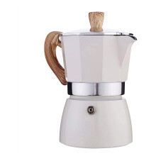 Classic Aluminium Moka Pot 150ml Stovetop Espresso Maker Italian Style for Rich Espresso Flavor