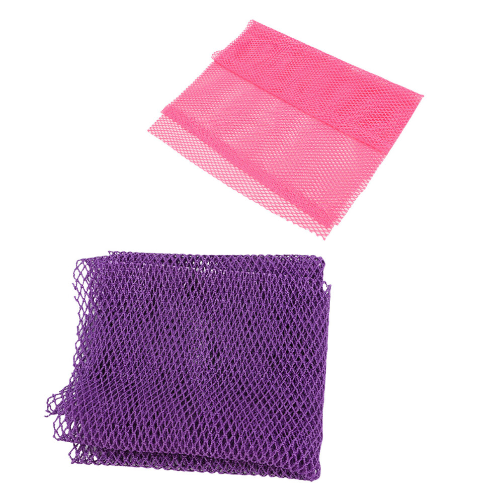 2 Pcs African Nylon Deep Cleansing Bath Wash Nets - Exfoliating Mesh