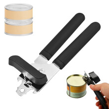 Jar Opener for Seniors and Manual Can Opener, Easy Grip MultiSize Lid Opener for Arthritis