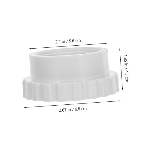 Pool Hose Connector PVC Pipe Adapter with Secure DoubleThreaded Design for LeakResistant Fit 1