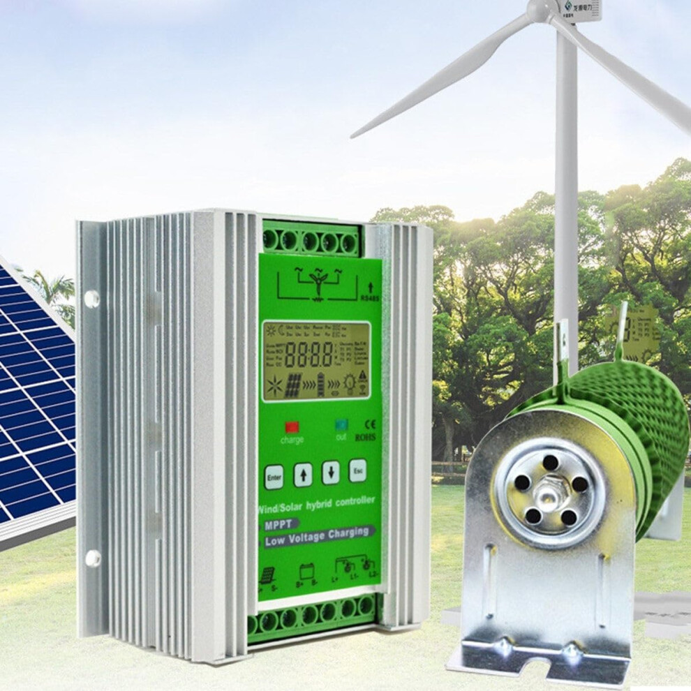 Wind Solar Hybrid Charge Controller 4000W Mppt Boost For Wind Turbine Solar Panel 12V 24V 48V 9070919349003
